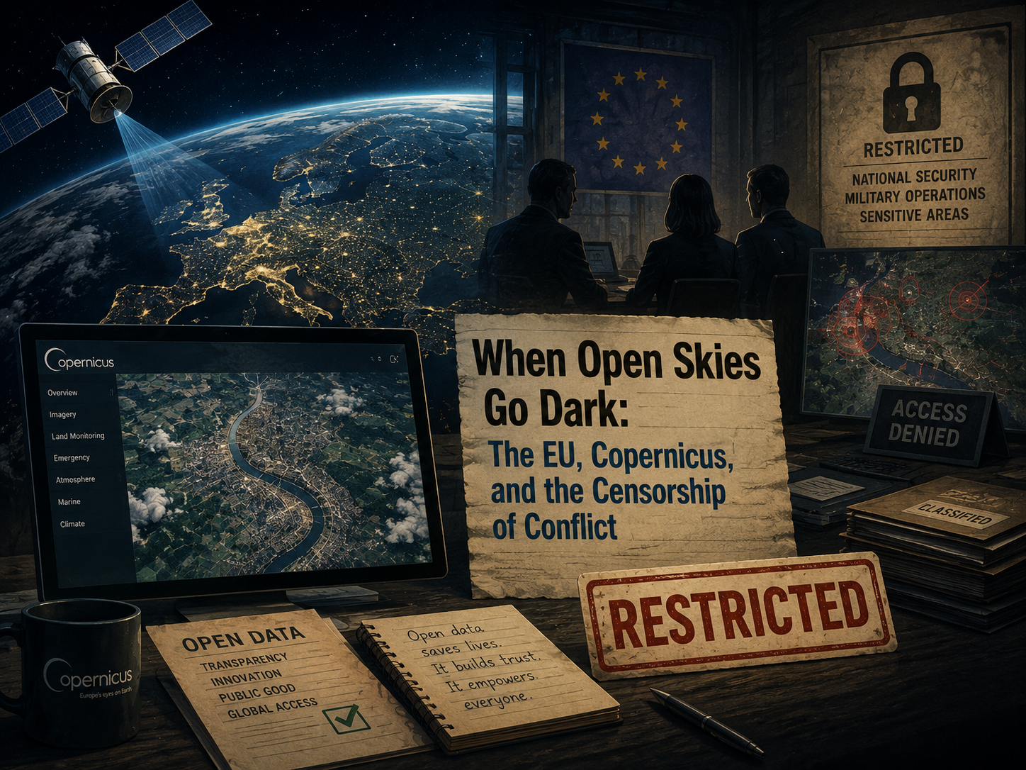 When Open Skies Go Dark: The EU, Copernicus, and the Censorship of Conflict